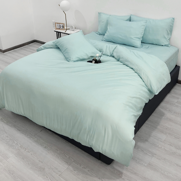 NJ6801 - Bộ chăn ga gối Tencel Jacquard