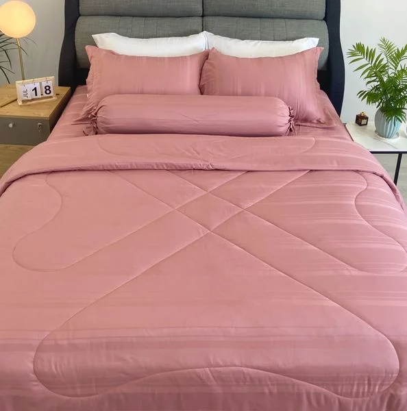 C190689 - Bộ chăn ga gối cotton nhung CLASSIC